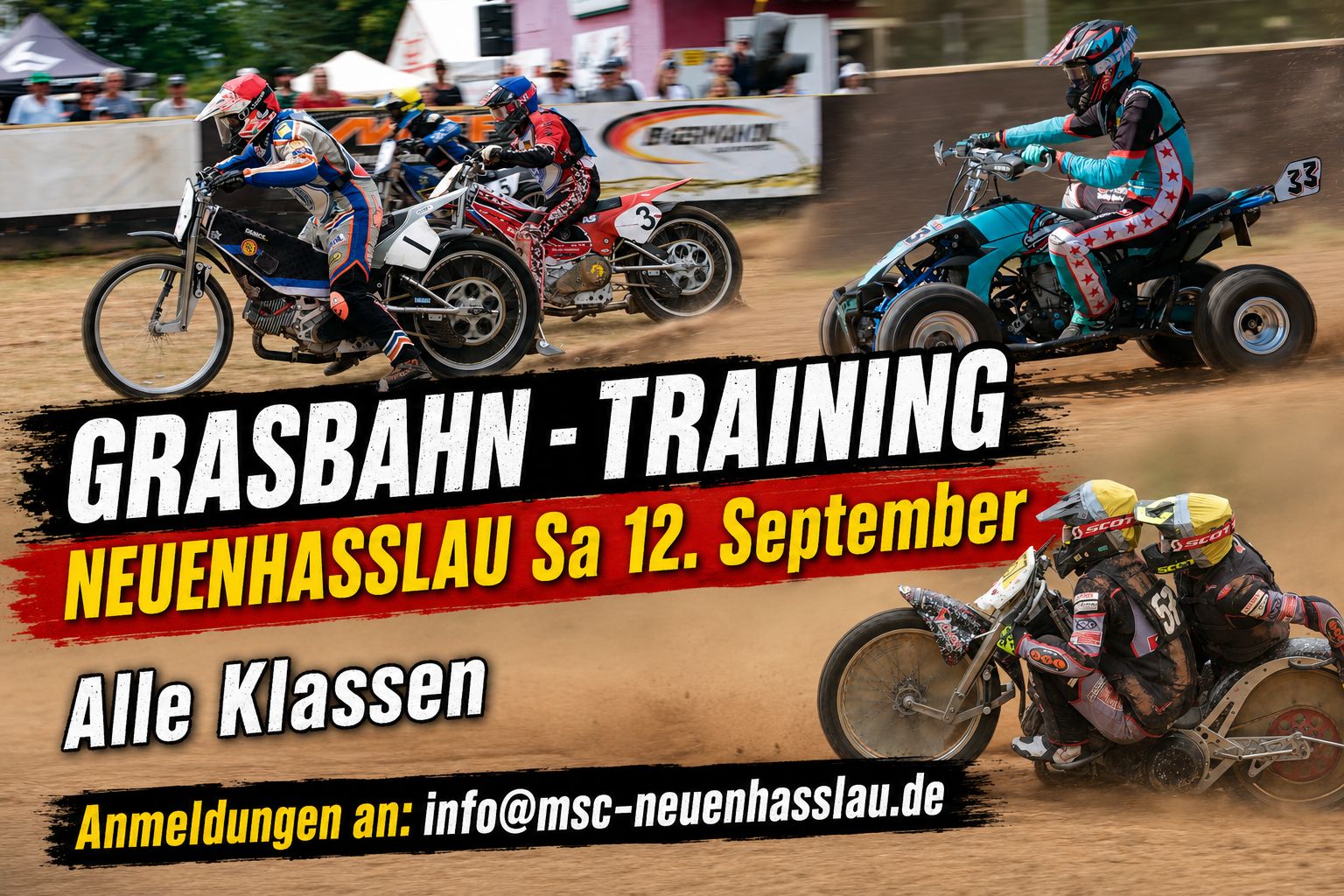 Werbung GRASBAHNTRAINING